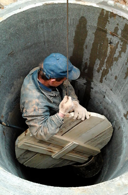 Как мы выполняем чистку колодца в Солнечногорском районе